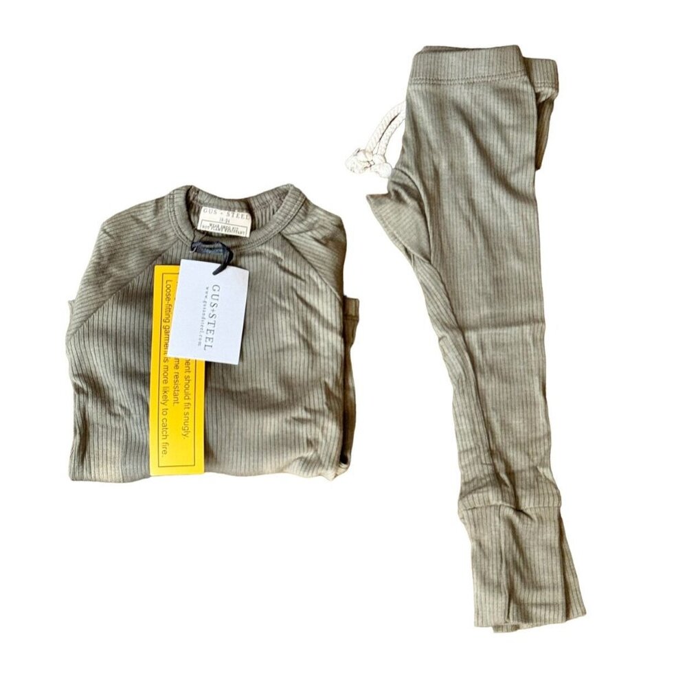 NWT Gus + Steel Sage Lounge Set 18-24 Months